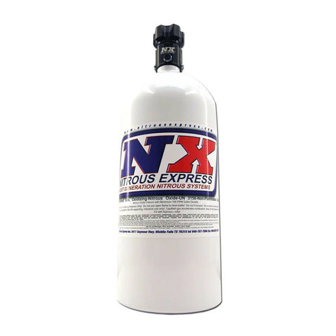Nitrous Express 10lb Nitrous Bottle & Lightning 500 Valve  11100